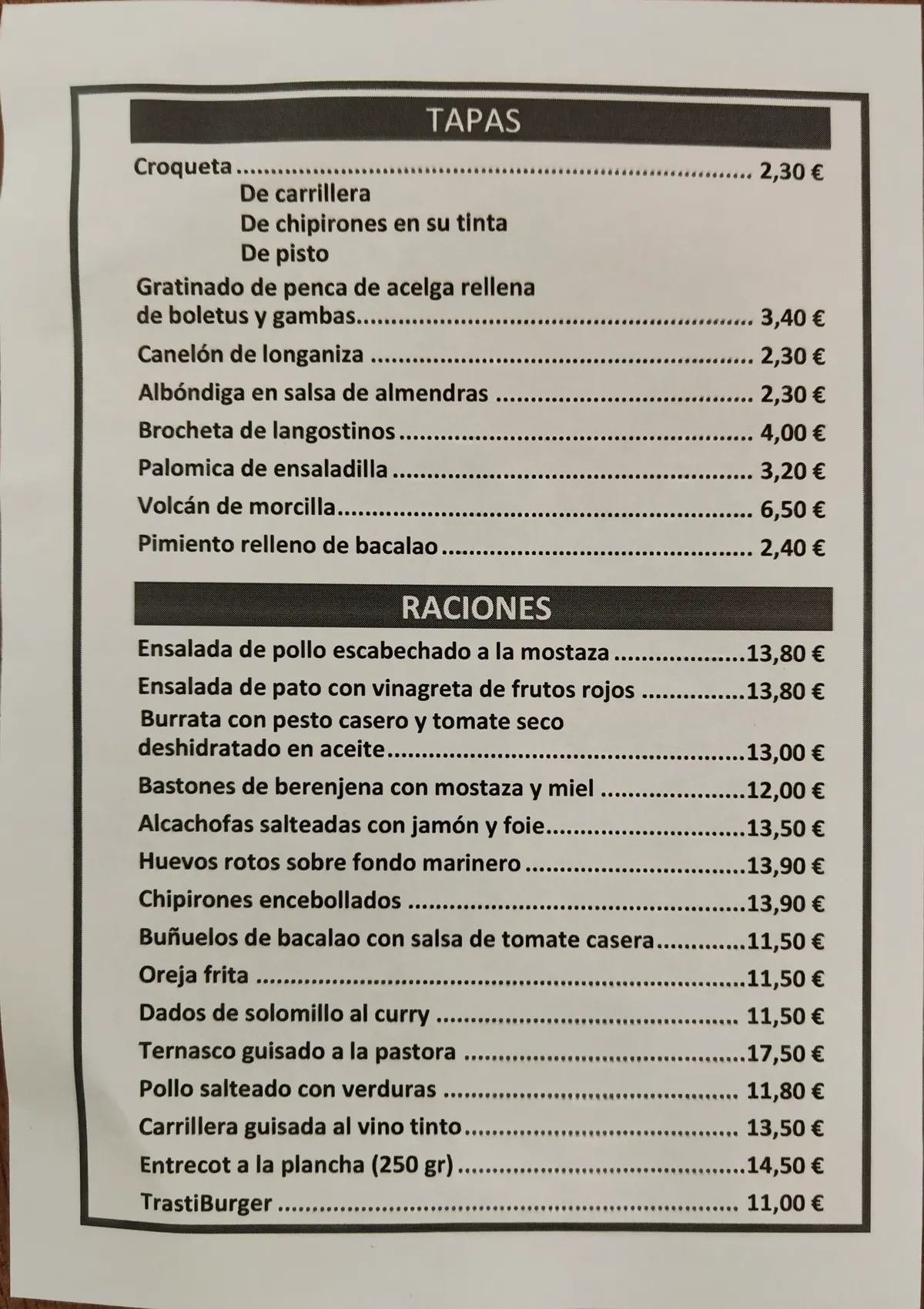 La Trastienda Gastro-Taberna Zaragoza