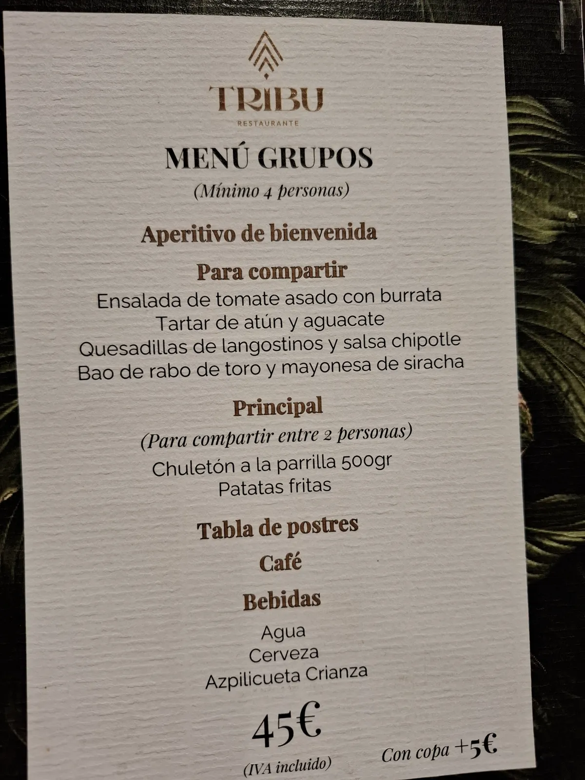 Tribu Restaurante Zaragoza